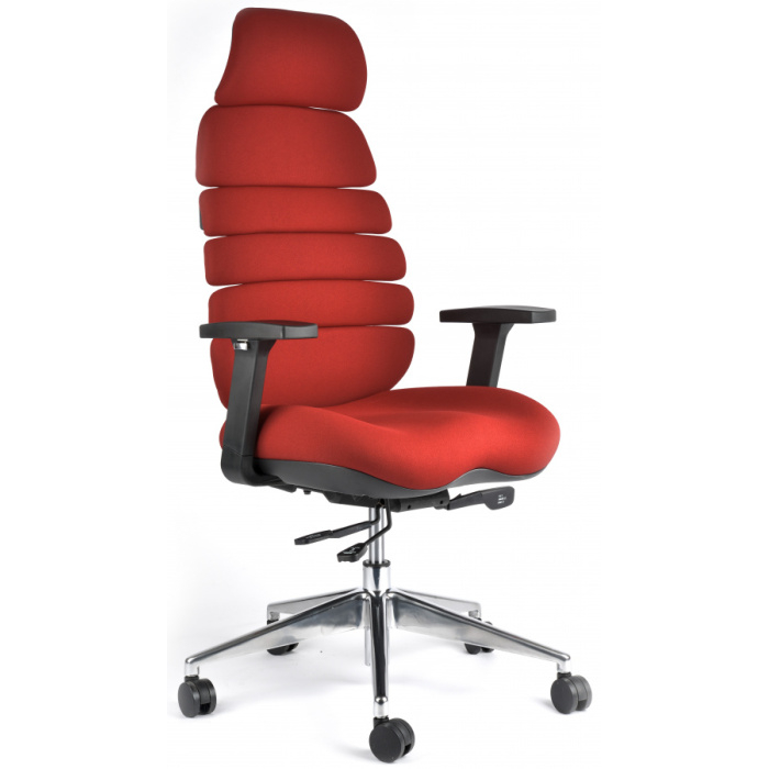 kancelářská židle SPINE červená s PDH, č.AOJ1520