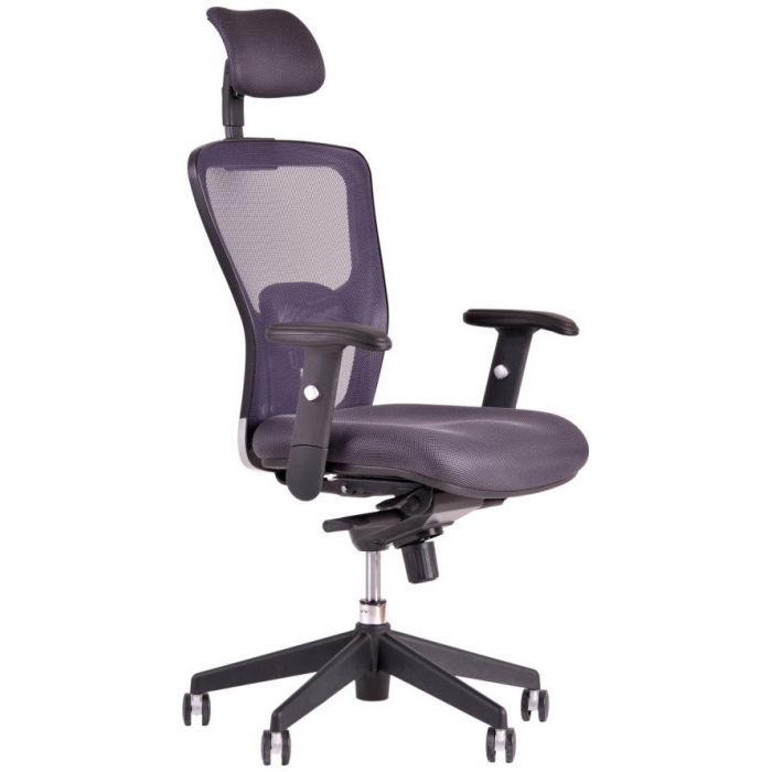 kancelářská židle DIKE s podhlavníkem antracit vzorový kus Rožnov