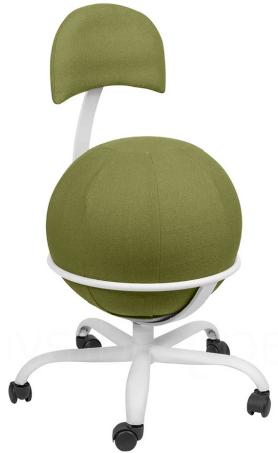 Levně EC-OFFIX balónová židle AIR SEATING zelená, bez područek