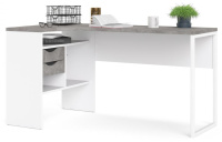 psací stůl Felix 118 beton-bílá
