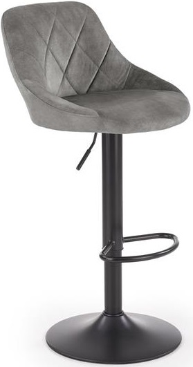 Levně HALMAR Barová židle H101 šedá