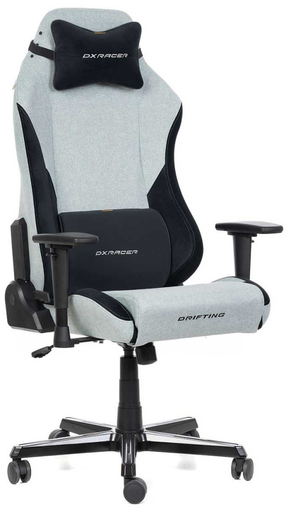 Herní židle DXRacer DRIFTING šedo-černá, látková gallery main image