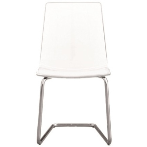 stolička LOLLIPOP 2, transparentní, vzorový kus OSTRAVA