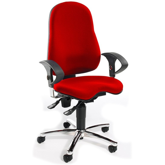 kancelářská židle SITNESS 10 červená, vzorkový kus Ostrava