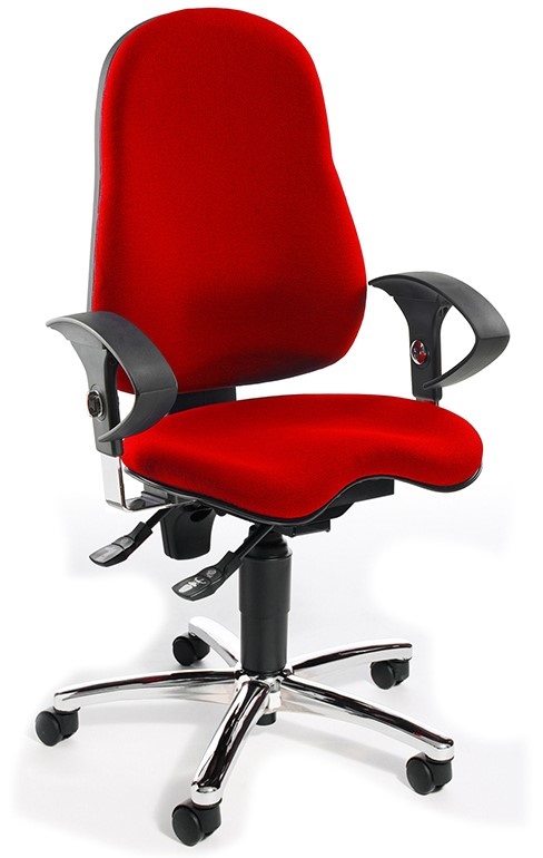 kancelářská židle SITNESS 10 červená, vzorkový kus Ostrava gallery main image