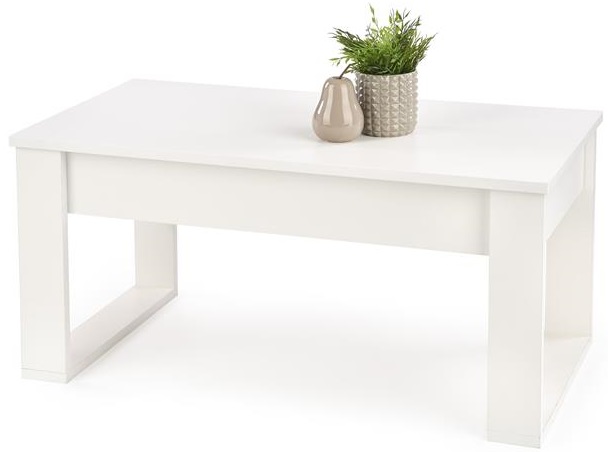 Levně HALMAR Dřevěný konferenční stolek NEA bílý