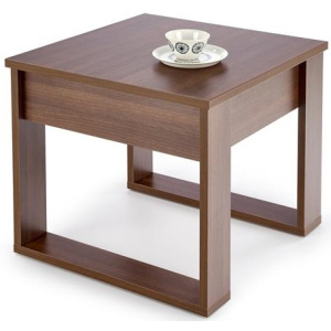 Dřevěný konferenční stolek NEA KWADRAT tmavý ořech
