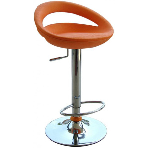 barová stolička 2-35E oranžová, vzorkový kus Rožnov