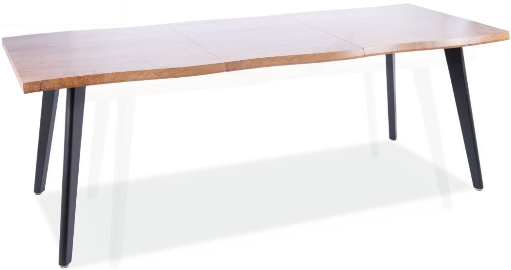 Levně SIGNAL Jídelní rozkládací stůl Fresno dub artisan 120-180 cm