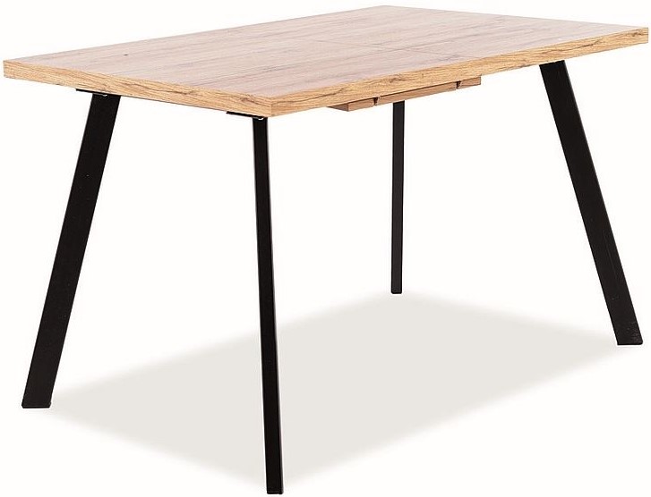 Levně SIGNAL Jídelní rozkládací stůl Brick dub artisan 120-160 cm