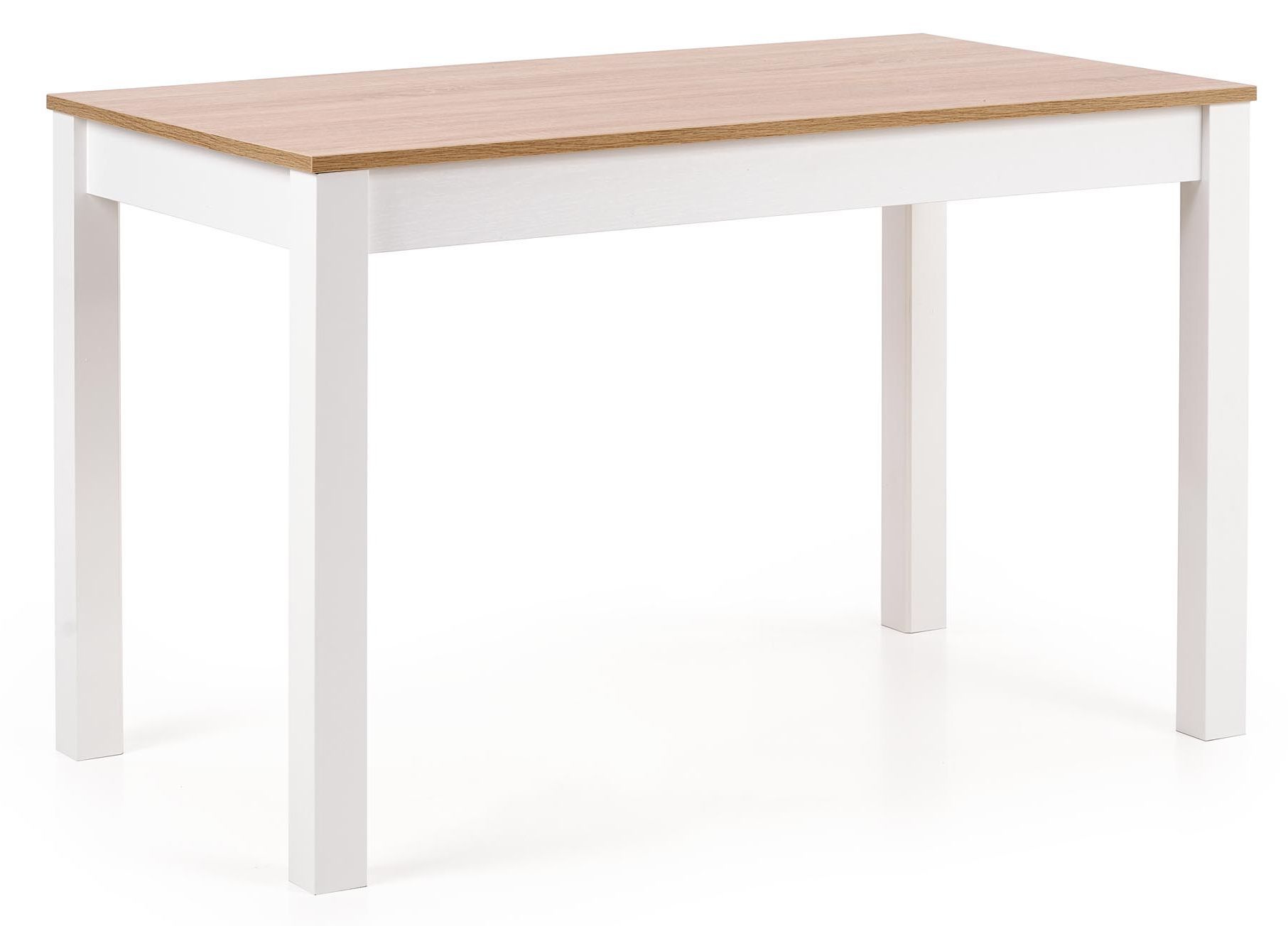 Levně HALMAR Jídelní stůl KSAWERY dub sonoma, bílý 120x68 cm