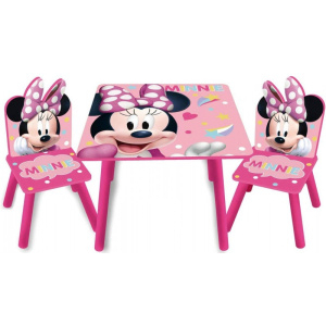 Dětský stůl s židlemi Minnie