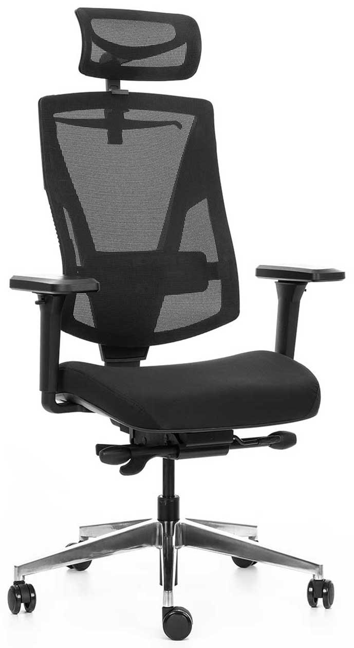 Levně MERCURY Kancelářská židle OAMA PLUS, černá