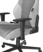 herní židle DXRacer GLADIATOR šedo-bílá, látková