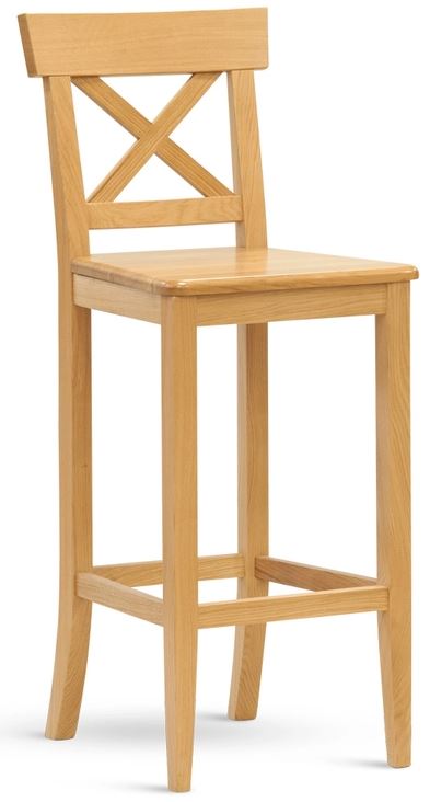 Barová židle HOKER bar dub masiv