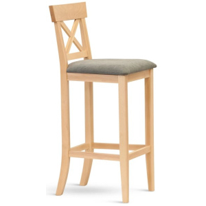 Barová stolička HOKER bar dub látka