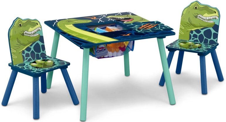Levně BHome Dětský stůl s židlemi T-REX