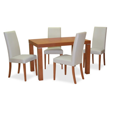 Jedálenský set stôl SPLIT / stoličky MARZIA čerešňa