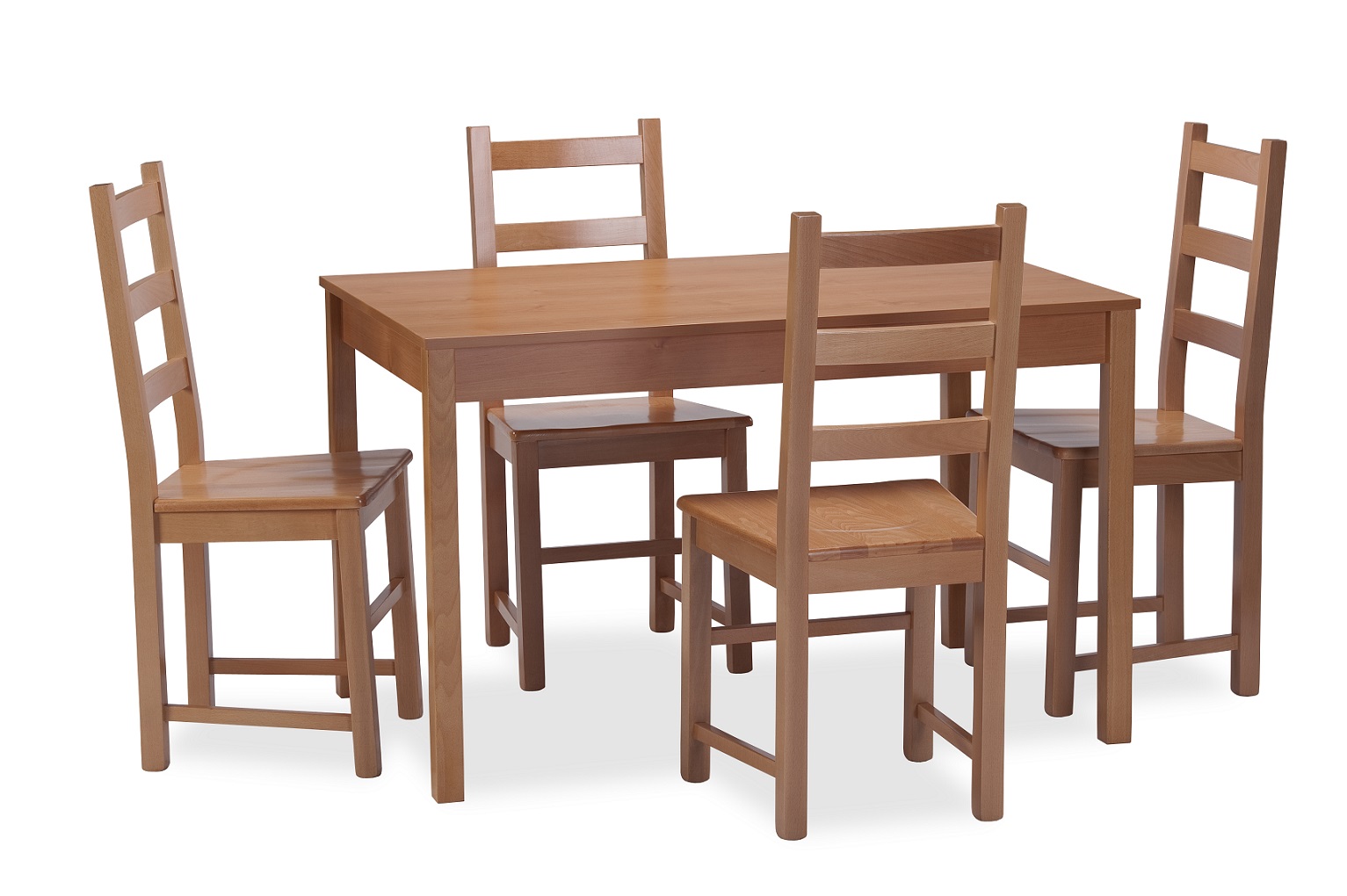 Levně MI-KO Jídelní set stůl GASTRO / židle RUSTICA olše