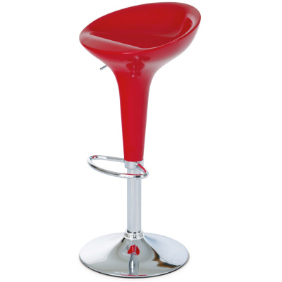 Barová stolička AUB-9002 RED červená