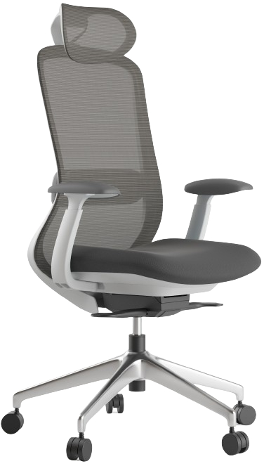 Levně MERCURY Kancelářská židle BESSEL šedý plast, tmavě šedá