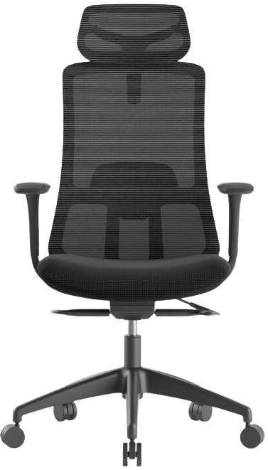 Levně MERCURY Kancelářská židle WISDOM, černý plast, černá