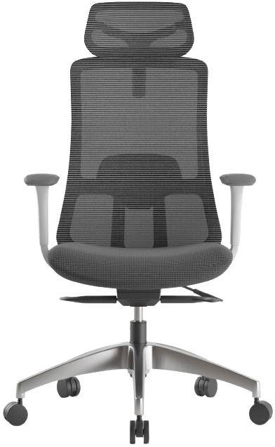 Levně MERCURY Kancelářská židle WISDOM, šedý plast, světle šedá
