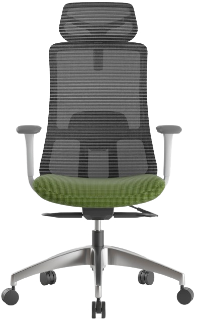Levně MERCURY Kancelářská židle WISDOM, šedý plast, zelená