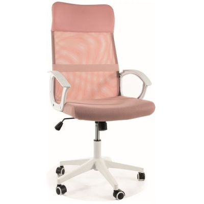 Kancelárska stolička Q-026 ružová