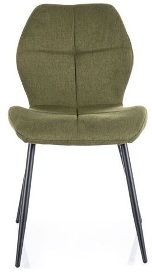 Levně SIGNAL Jídelní židle FRANK NEA olivově zelená