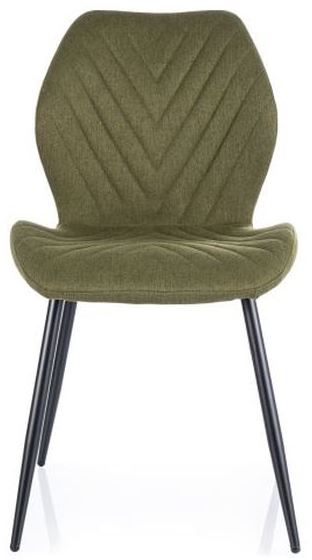 Levně SIGNAL Jídelní židle MIKE NEA olivově zelená