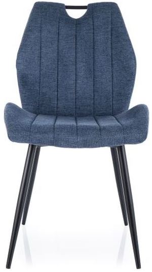 Levně SIGNAL Jídelní židle ARCO BREGO modrá