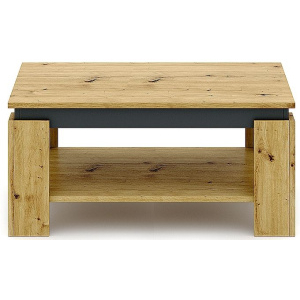 Konferenčný stôl AGAVA 90 x 42 cm dub artisan / antracit