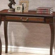Rustikální odkládací stolek PADOVA 104 x 40 cm ořech tmavý