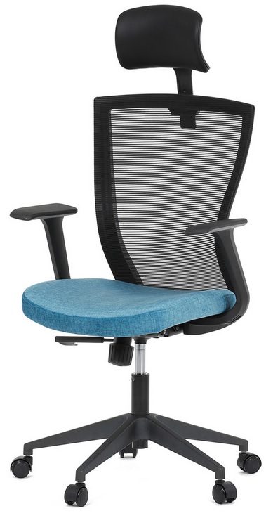 Levně AUTRONIC kancelářská židle KA-V328 BLUE modrá