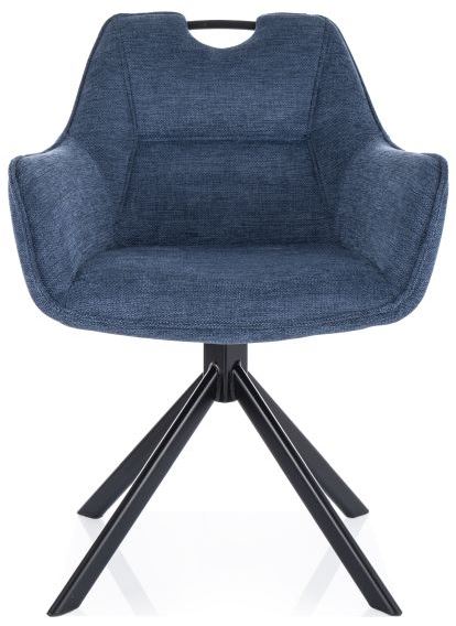 Levně SIGNAL Jídelní židle REMO BREGO modrá