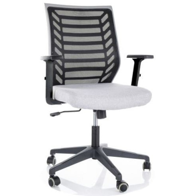 Kancelárska stolička Q-320R šedá / čierna