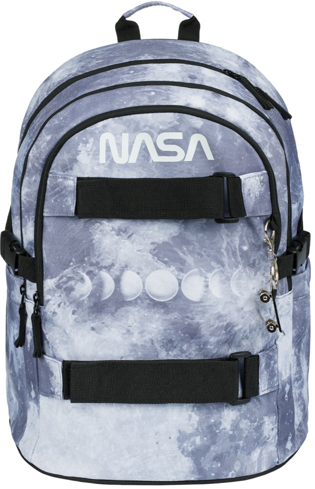 Levně BAAGL Školní batoh Skate NASA Grey