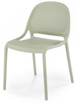 HALMAR Plastová židle K532 zelená mátová