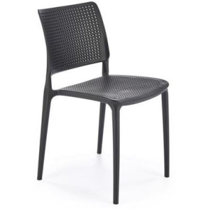 Plastová stolička K514 černá