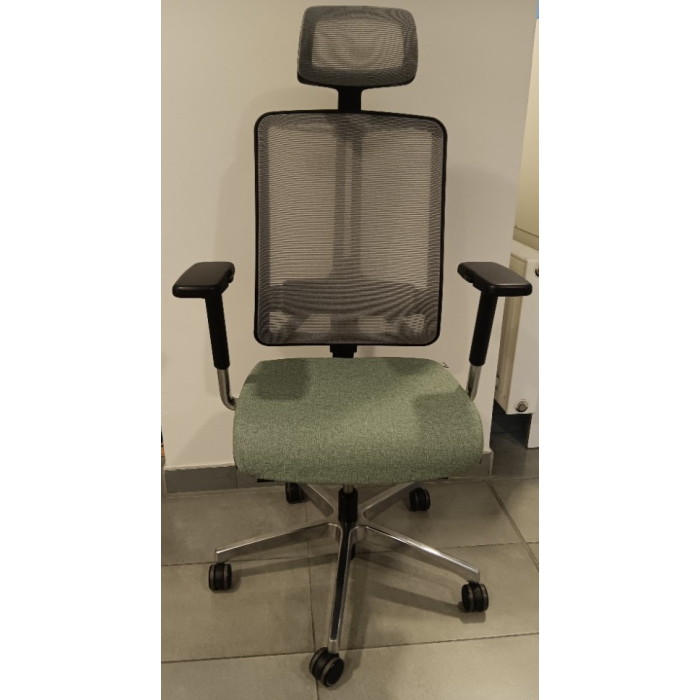 kancelářská židle FLEXI FX 1104 zeleno-šedá, vzorkový kus Ostrava