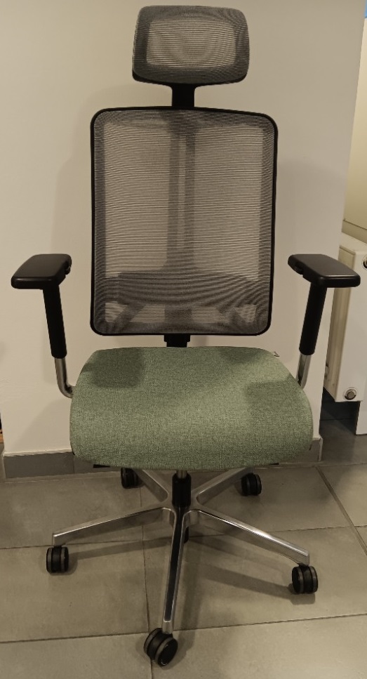 kancelářská židle FLEXI FX 1104 zeleno-šedá, vzorkový kus Ostrava gallery main image