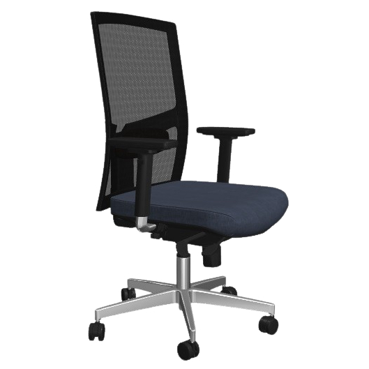 kancelářská židle GAME ŠÉF VIP, TB-synchro, tmavě modrá