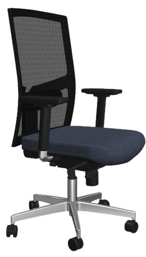 kancelářská židle GAME ŠÉF VIP, TB-synchro, tmavě modrá