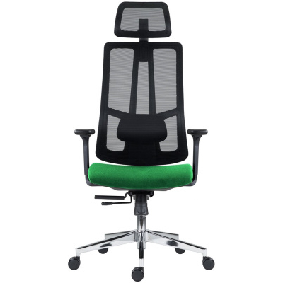 kancelárska stolička STRETCH - sedák zelený