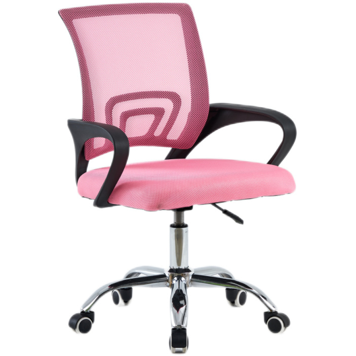Kancelářská židle DEX 4 NEW růžová/ černá