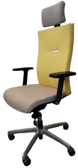 RIM kancelářská židle FOCUS FO 642 C béžovo-žlutá