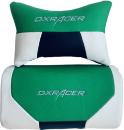 DXRACER sada polštářky NWE černo-bílo-zelený série D,W,I,M
