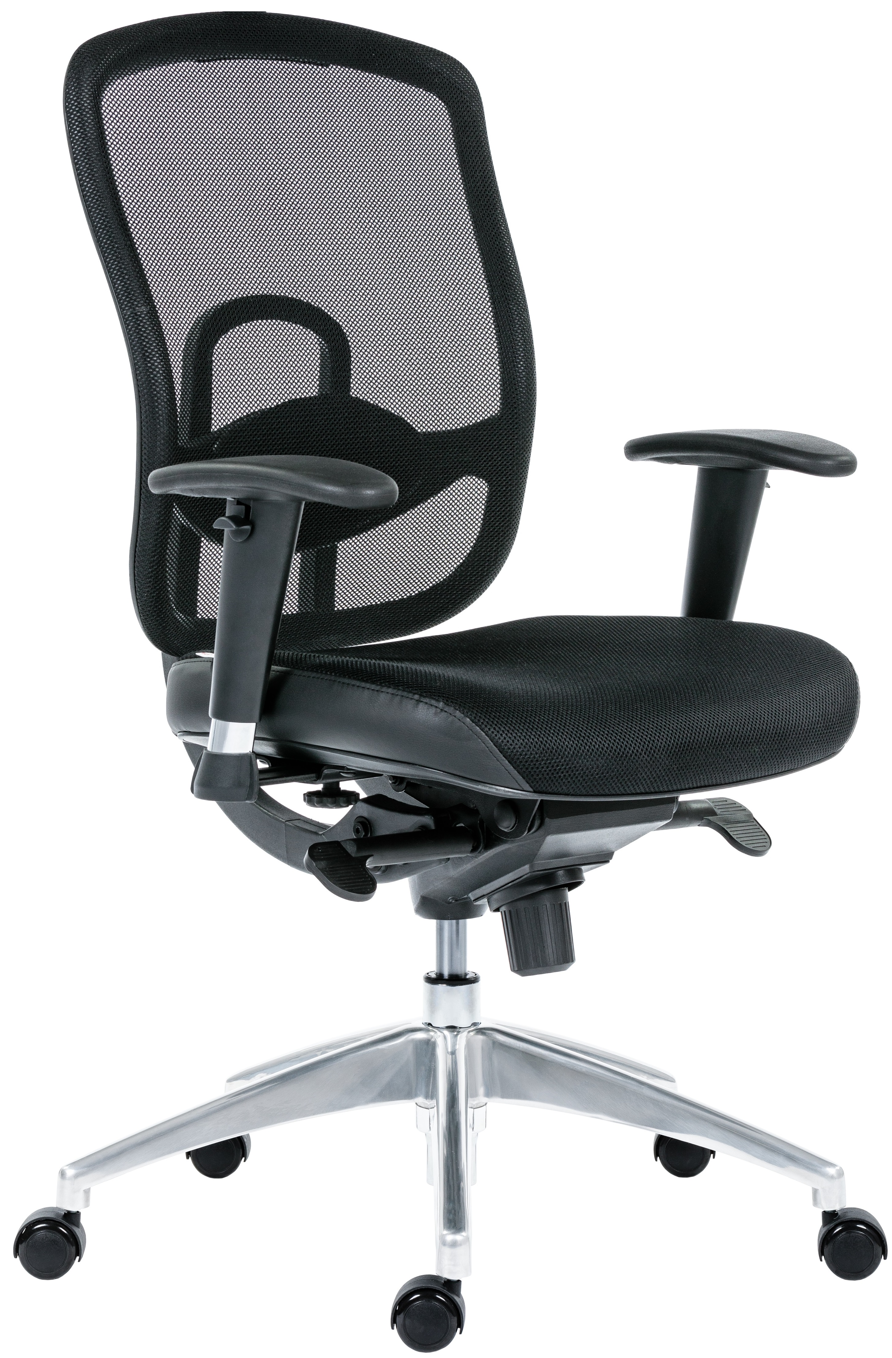 kancelářská židle OKLAHOMA černá bez podhlavníku